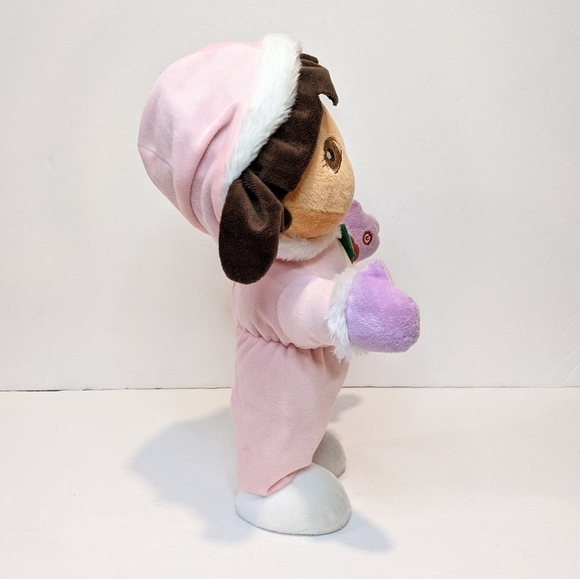 DORA The Explorer animated dancing Christmas doll 14” - Picture 6 of 9